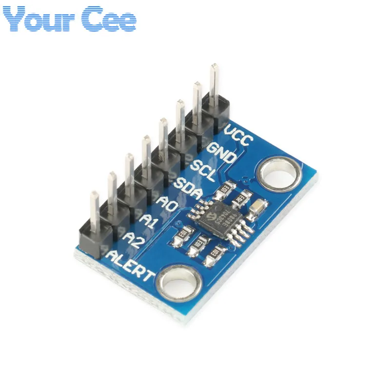 Picture 4: MCP9808 High Accuracy Temperature Sensor I2C IIC Breakout Board Module 2.7V-5V Logic Voltage for Arduino 9808