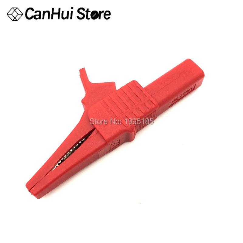 1PCS 85mm Crocodile Alligator Clip For 4mm Male Banana Plug Connector Blue, red, black, green yellow and White