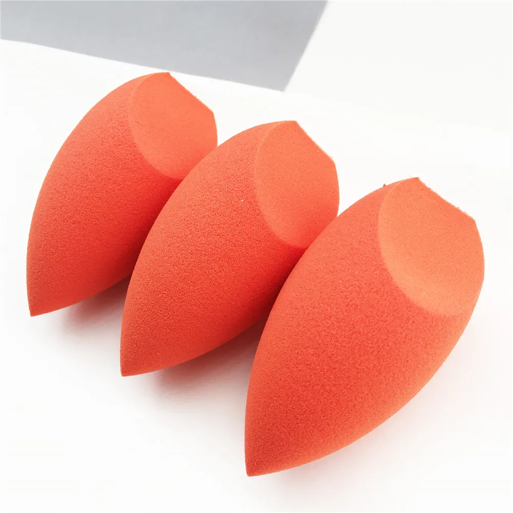 bdbeauty 3D Definer Beauty Makeup Blending Sponge - Pure Orange - Soft Cosmetic Applicator for Cream Liquid Foundation & Powders