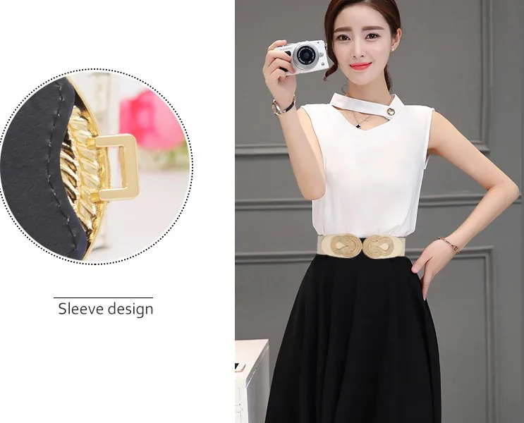 New Arrive Black Red Leather Waistband Hit Color Big Bow Buckle Exceed Wide Cummerbund Women Belts Fashion Tide All Match Dress