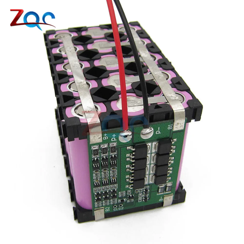 3S 25A Li-ion 18650 BMS PCM Battery Protection Board BMS PCM with Balance for Li-ion Lipo Battery Cell Pack Module 12V