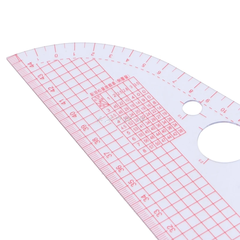 Multi-function Sewing Ruler Measure for Making Clothes Tailor Craft Tool Plastic