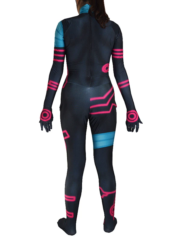 Traje con estampado 3D personalizado para adultos, traje con estampado 3D antiespiral de Nia Zentai, para fiesta de Halloween, Cosplay, Mono para mujer