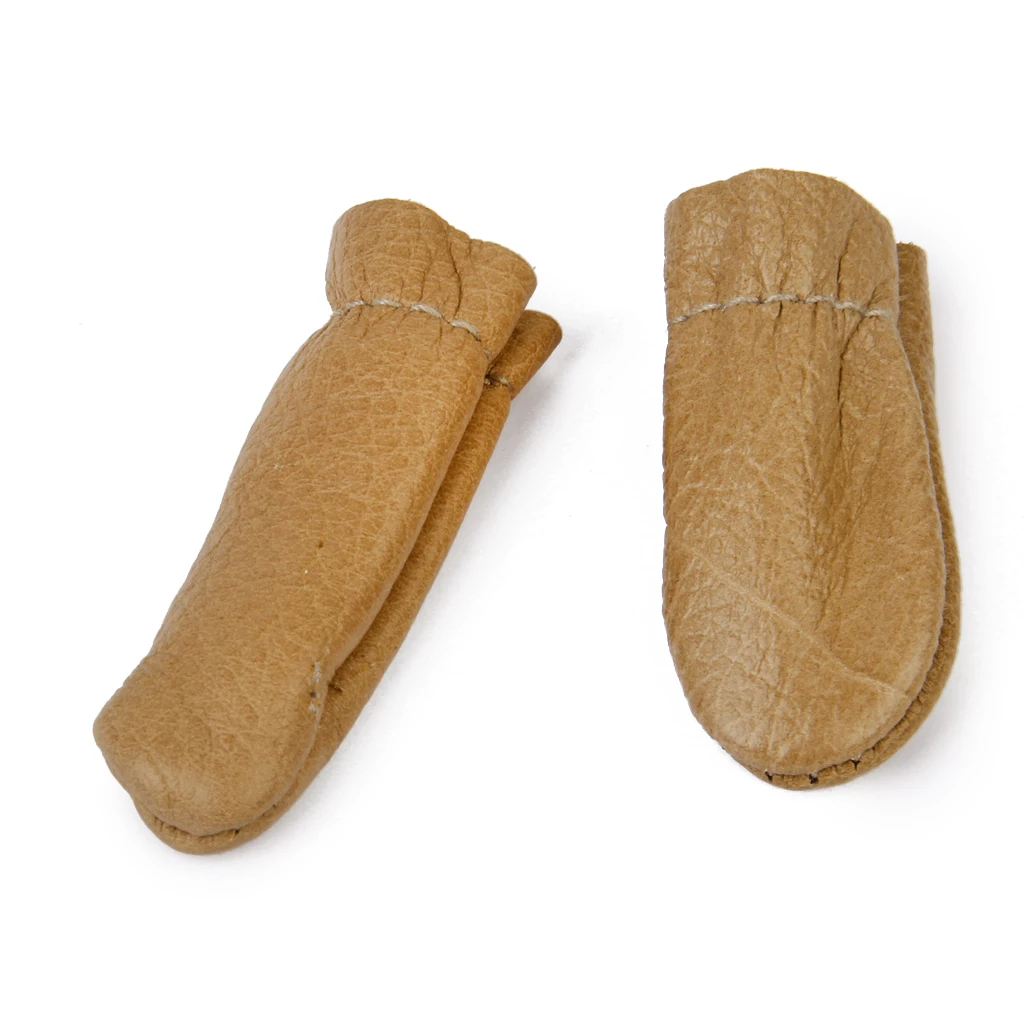 Leather Thumb & Finger Protectors Guards Hand Craft Needle Pin Felting Tools Jewelry Equipments