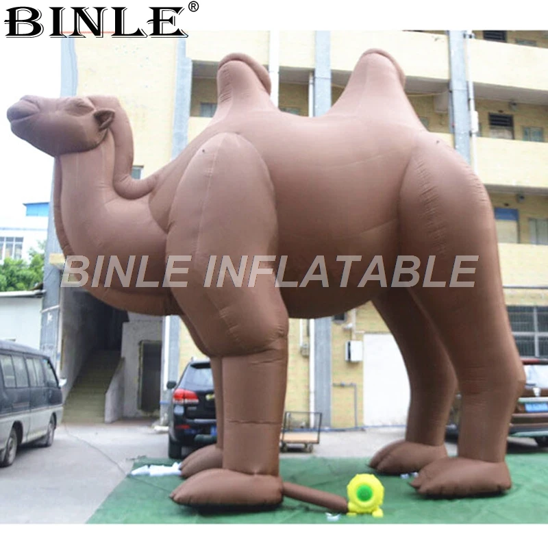 

Custom made life size 6mH giant inflatable camel model big inflatable animal toys for advertising