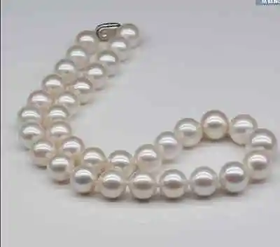 

Charming 3 Row Natural 9-10mm AA++ White South Sea Pearl Necklace 17-18"