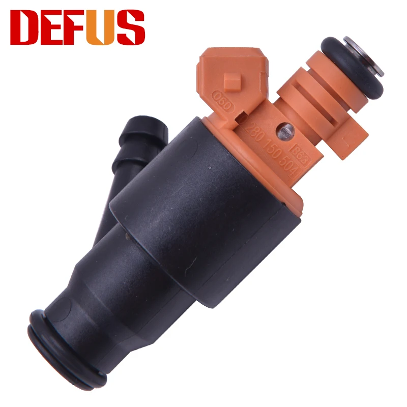 

DEFUS 4x 0280150504 Bico Fuel Injector For Sportage 2.0L L4 95-02 Nozzle 0 280 150 504 Engine Value Orange New High Quality