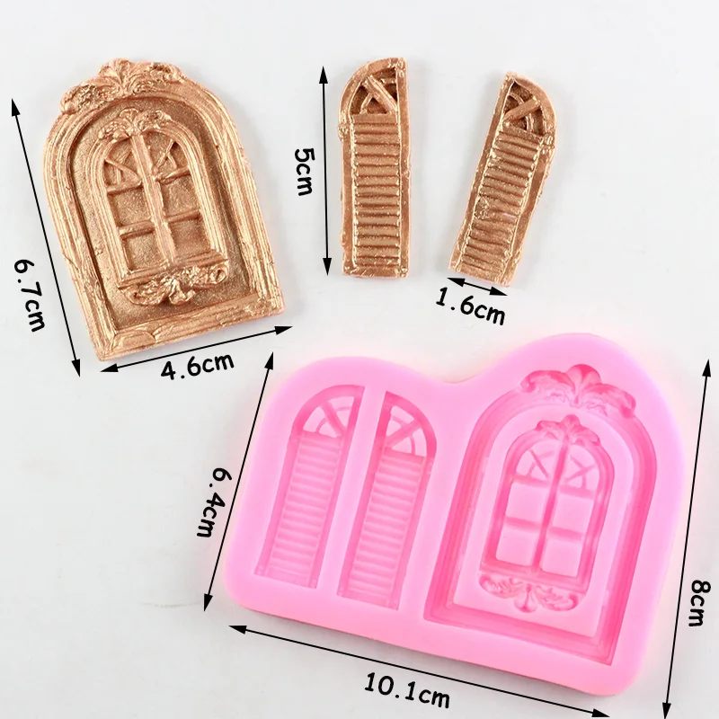 Christmas Silicone Mold for Fondant Cake Decorating Tools Door Deer Christmas Tree Snowman Chocolate Biscuits Candy Cupcake Mold