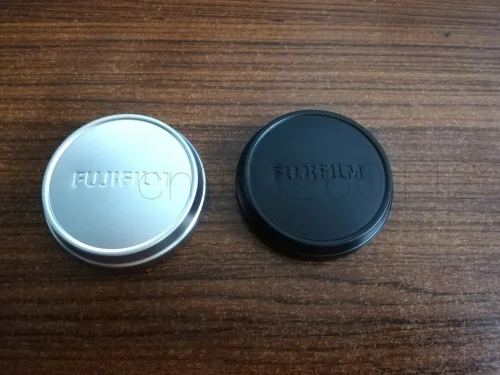 Tampa da lente frontal do metal/capa protetora para fuji filme x100 x100s x100t câmera preto prata