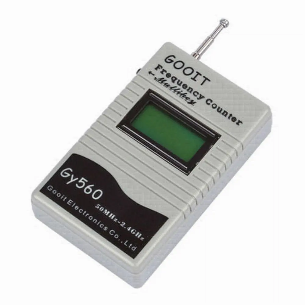 GY560 Frequency meter Counter tester for Two-Way Radio Transceiver GSM 50MHz-2.4GHz 7 DIGIT LCD Display with Signal Meter