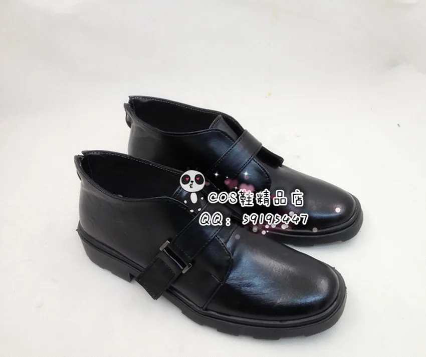 

Anime Persona 3 Yuuki Makoto Black Daily Cosplay Boots Shoes X002