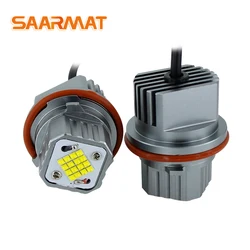 2Pcs 80W Error Free LED Angel Eyes Marker Lights Bulbs For BMW E39 E53 E60 E61 E63  E65 E66 E87 525i 530i xi 545i X3 M5 X5 00-09