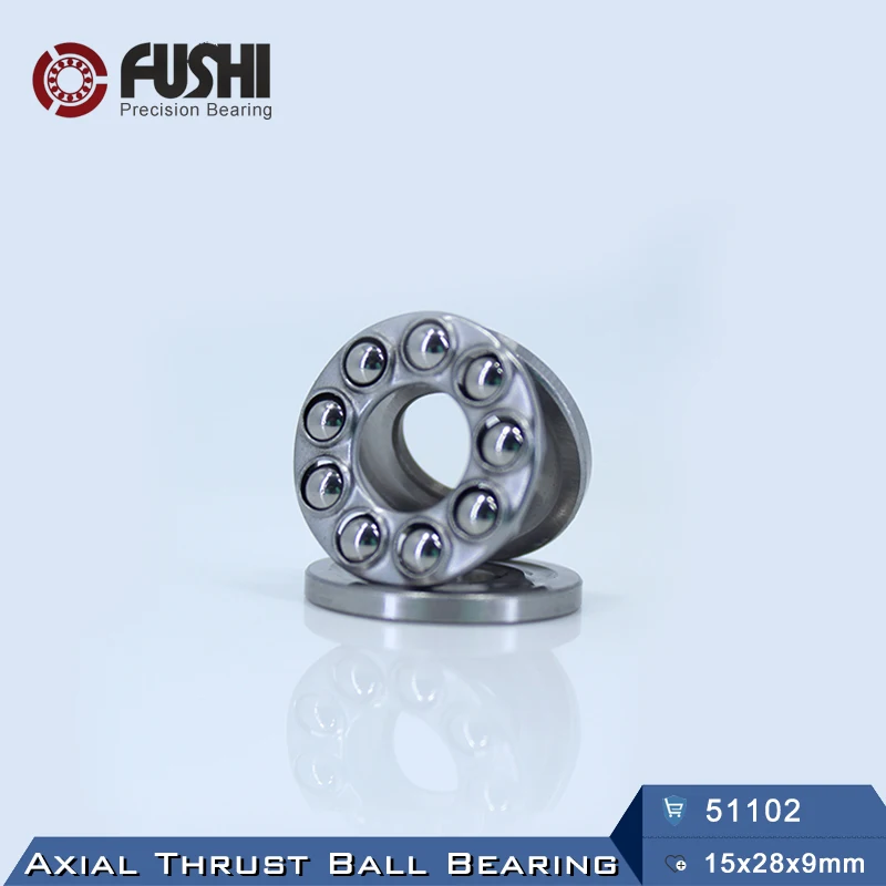 

51102 Thrust Bearing 15*28*9 mm ( 8 PCS ) ABEC-1 Axial 51102 Ball Bearings 8102