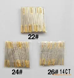 Top Quality 26# 14CT cross stitch needles, embroidery needles #26, 28 24 22 100pcs/bag