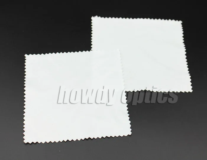 175gsm White 10x10cm Sunglass Lens Phone MP4 MP5 Small Size Microfiber cleaning cloth Neddle 2