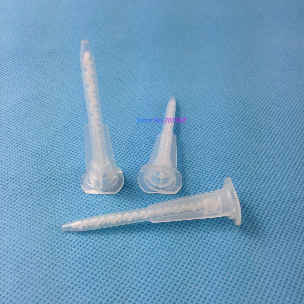 

500pcs/lot Epoxy Resin Static Mixer MA3.0-17S Bayonet Mixing Nozzles for Duo Pack Epoxies