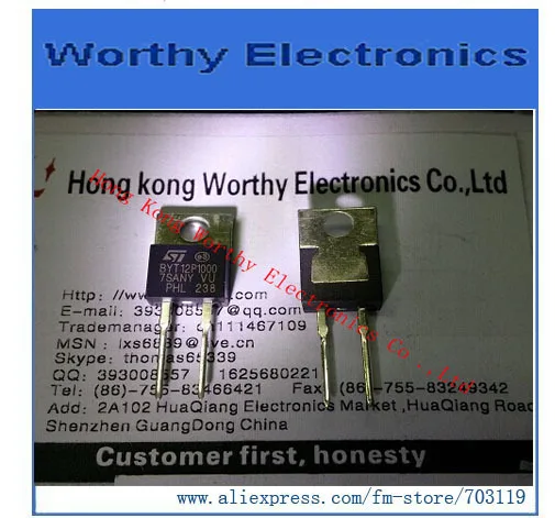 Free   shipping   10pcs/lot     BYT12P-1000    BYT12P 1000    BYT12