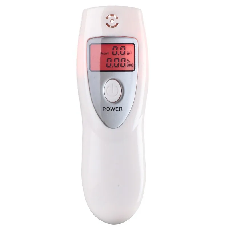 

Wholesale 10PCS Patent Mini Backlight Digital Alcohol Breath Tester Breathalyzer Professional Alcoholimetro Analyser Alcotester