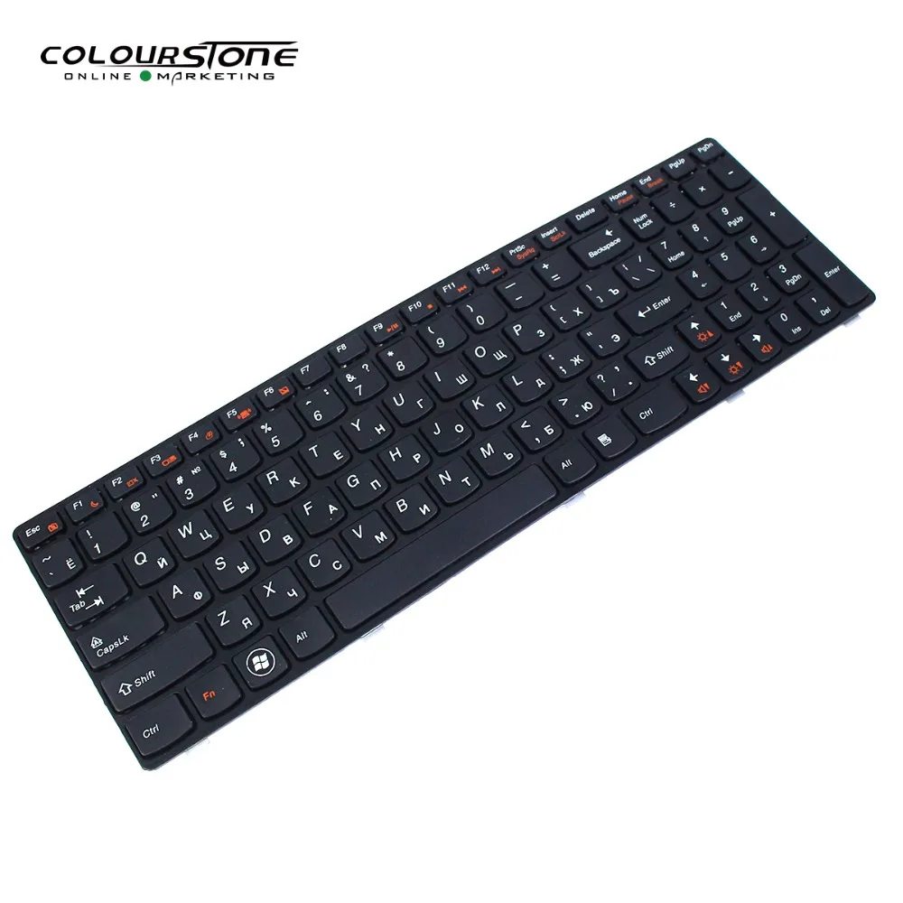 RU لوحة المفاتيح لابتوب لينوفو b590 V570 Z570 Z575 B570A B570G B575 B575A B580 25013347 مع أسود إطار MP-10A33SU-686