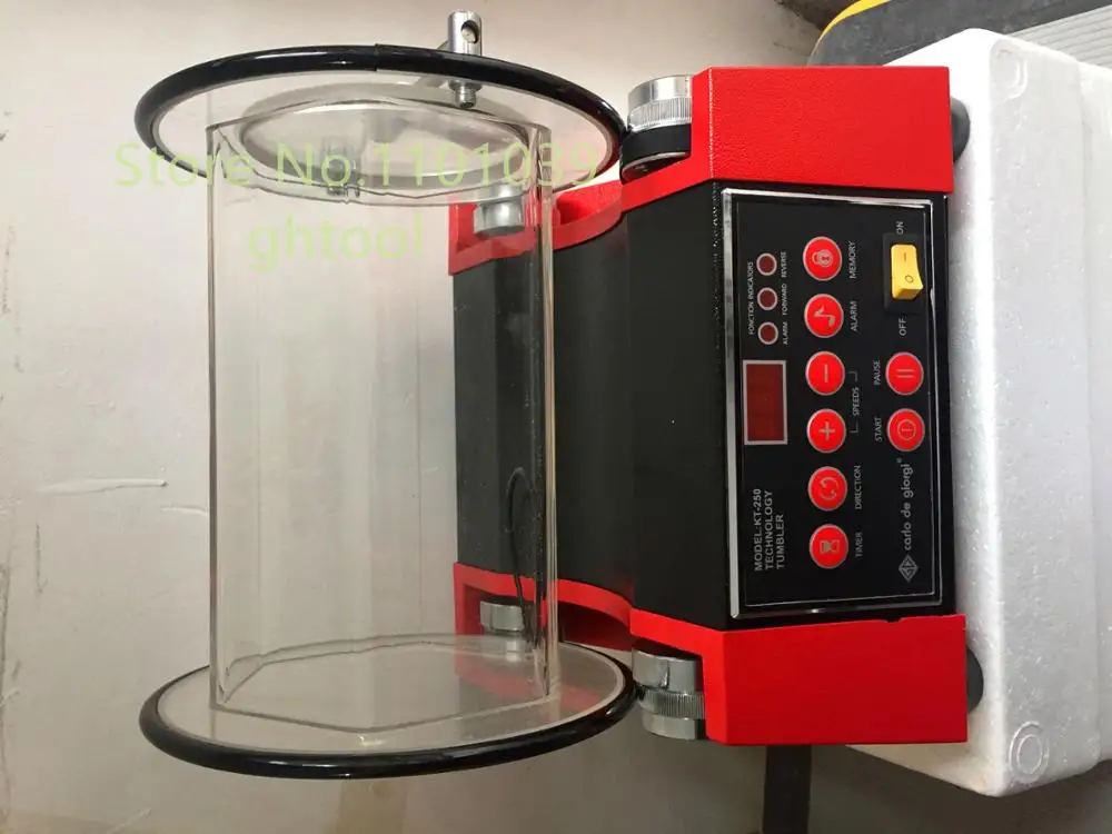 jewelry making kit  Jewelry Making Machine 8kg Capacity Jewelry Ring Polishing Machine Digital Rotary Tumbler