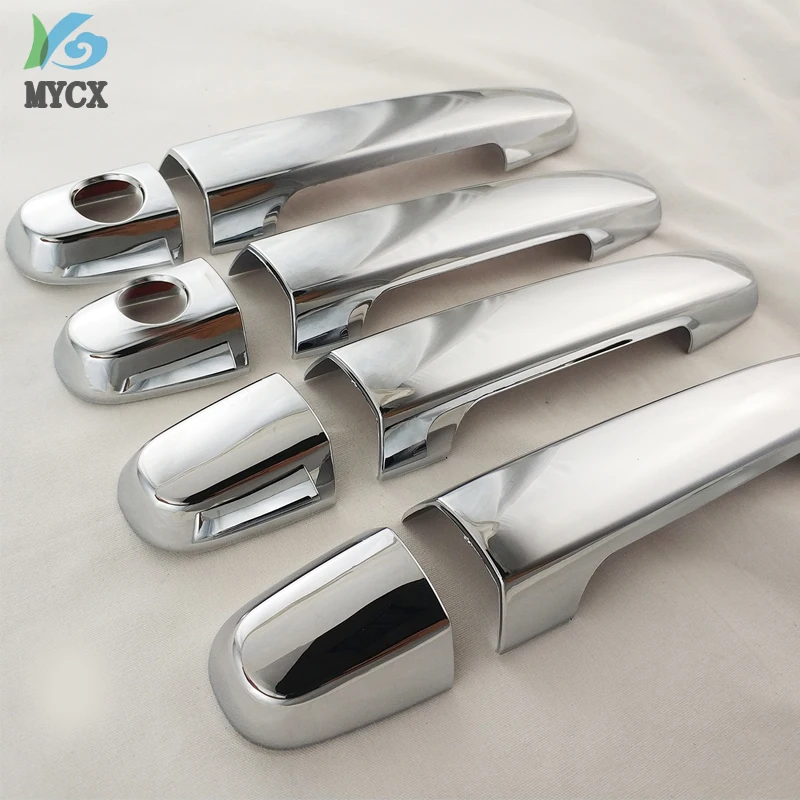 For Toyota Innova Accessories ABS Chrome Door Handle Cover For Toyota Innova 2012 2013 2014 2015 Car-styling Innova Parts