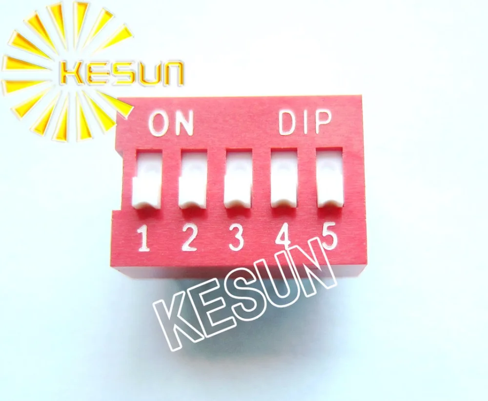 

100% Original NDS-05 5P 2.54mm DIP Switch NDS-05-V x 100PCS