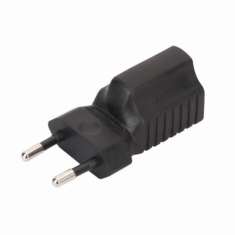 Europe male to US 3pin female, Eu to 5-15R power adapter female, Eu to 5-15R power adapter