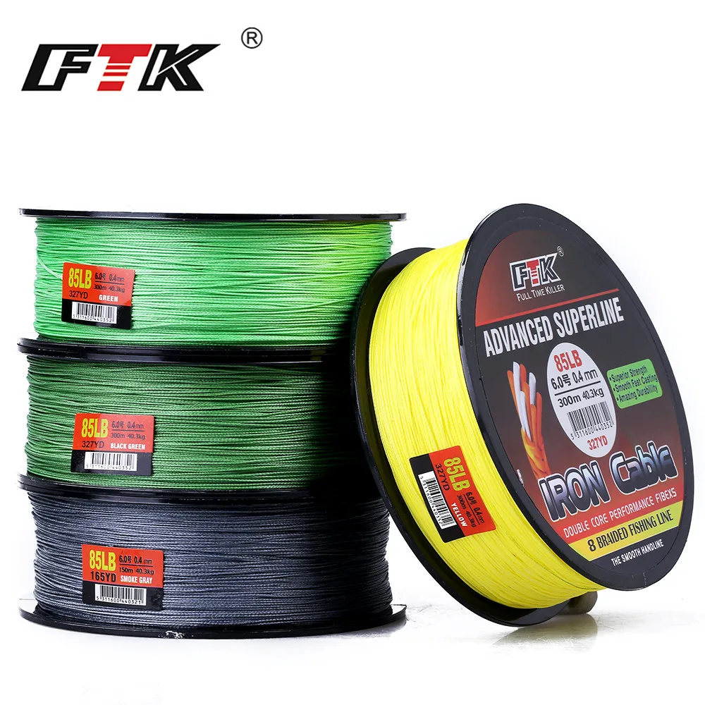 FTK 8 Línea de pesca trenzada súper resistente a la abrasión - imagen 5