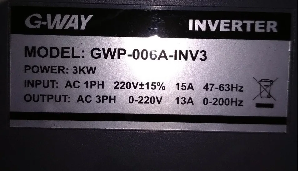 شحن مجاني 3kW GWP-006A-INV3 GWP-006A-INV واجهات المشي التجارية العاكس محولات دعوى ل DHZ MBH مفرغة