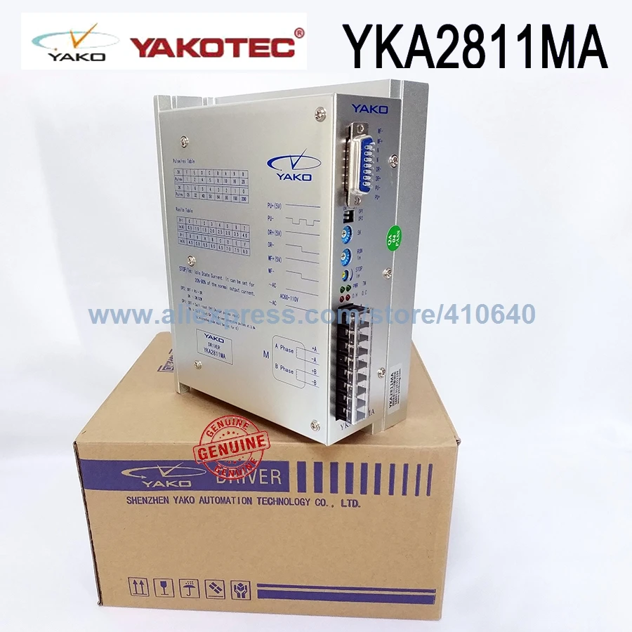 Genuine YAKO YKA2811MA Stepper Motor Drive for NEMA34 to 50 Hybrid Stepper Motor with AC 60 to 110V