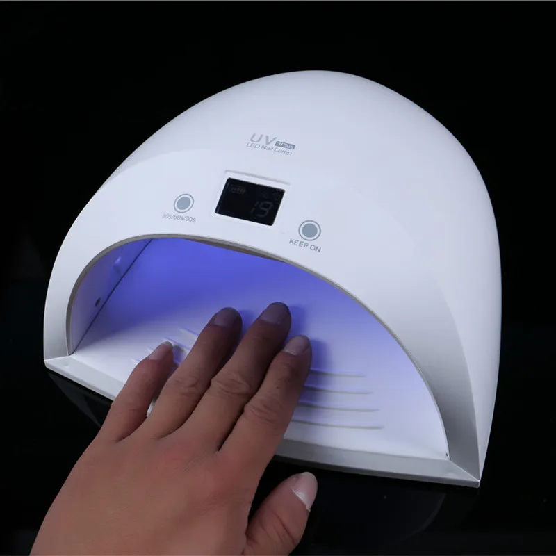 

UV 3plus Nail Dryer UV LED Nail Lamp Gel Polish Curing Lamp with Botton 30s/60s/90s Timer LCD Display Lamp for Nail Dryer