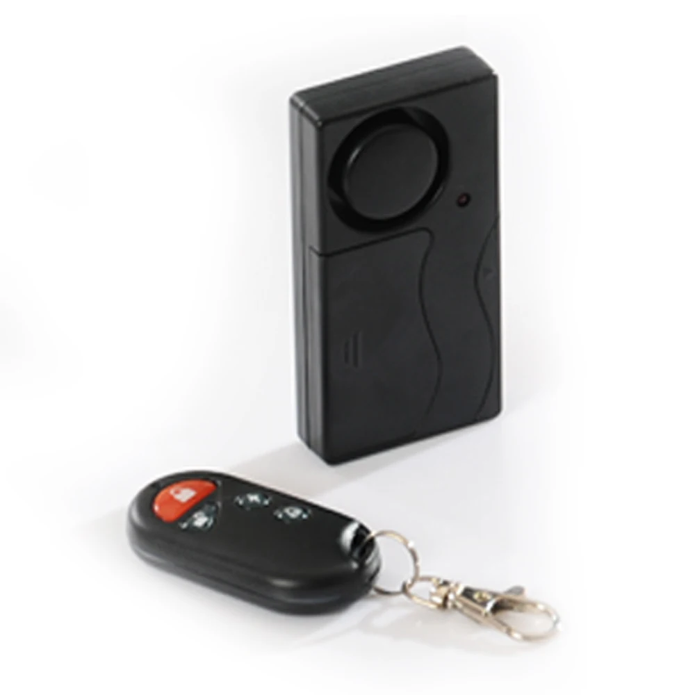 Home Security Wireless Remote Control 105decibels Vibration Motorcycle- Bike/ Door -Window Detector Burglar Alarm