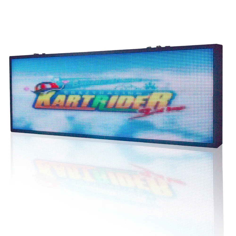 HD P5 RGB LED Display Panel WiFi/LAN Programmierbare Werbung Scrollen Video/Bild/Nachricht Bord mit Temperatur sensor