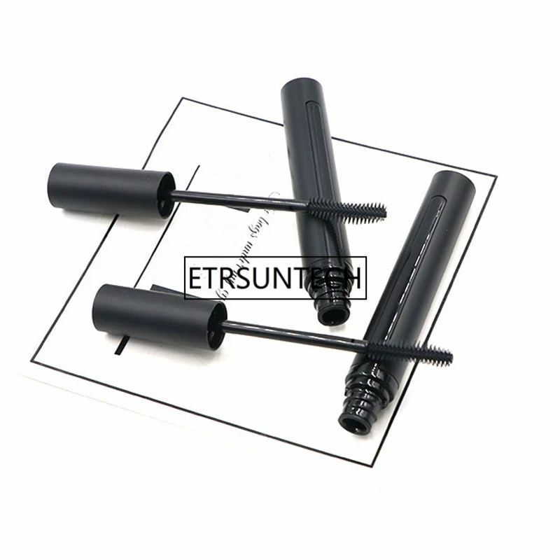 Portable 6mL Empty Mascara Tube Eyelash Vial Liquid Bottle Container Black Cap F1523