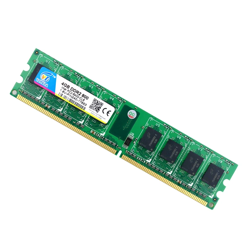 Imagem -03 - Veineda-memória Ram para Intel e Amd Ddr2 2gb 4gb 800mhz 667 533 Pc26400