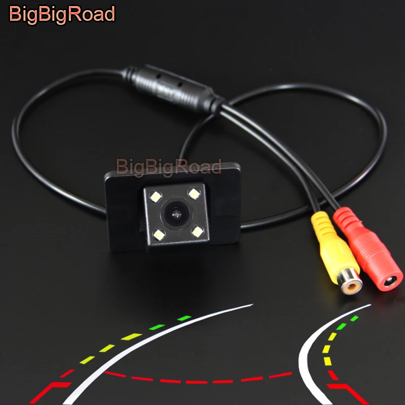 

BigBigRoad For Mazda 3 Mazda3 Axela BM Sedan 2013 2014 2015 2016 Car Intelligent Dynamic Trajectory Tracks Rear View CCD Camera