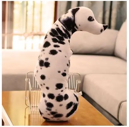 

3D big plush Spotted dog toy new simulation dog pillow gift about 90cm