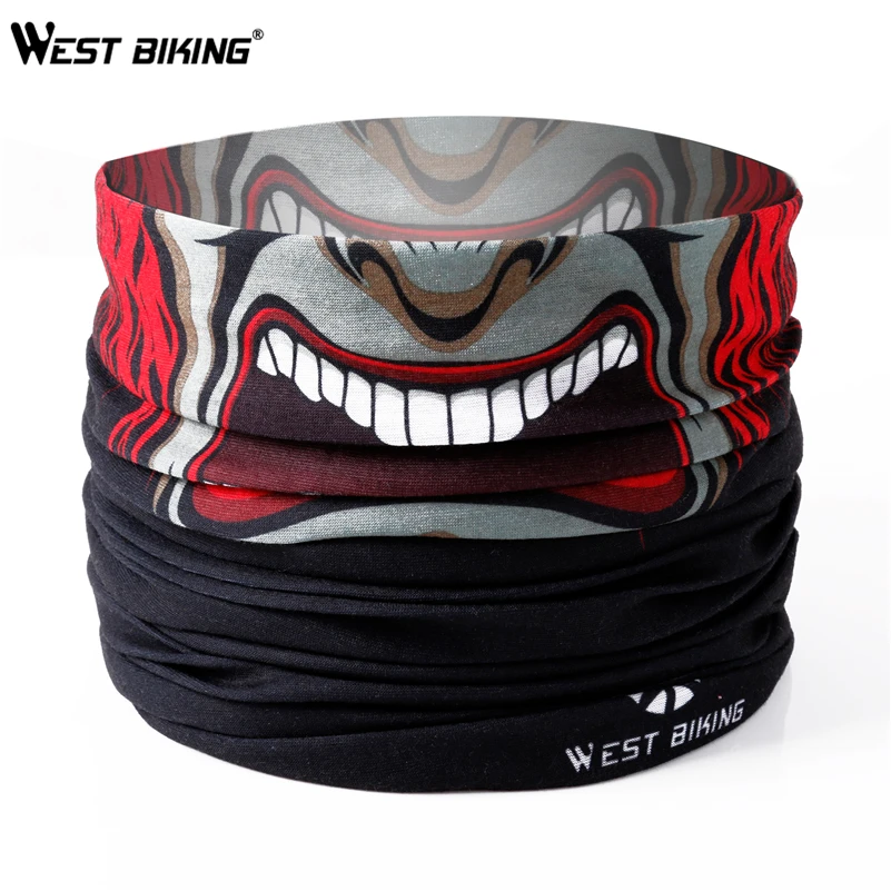 WEST BIKING Cycling Breathable Magic Mask Windproof UV Protection Seamless Headband  Bandanas Scarf Outdoor Sports Bicycle Masks