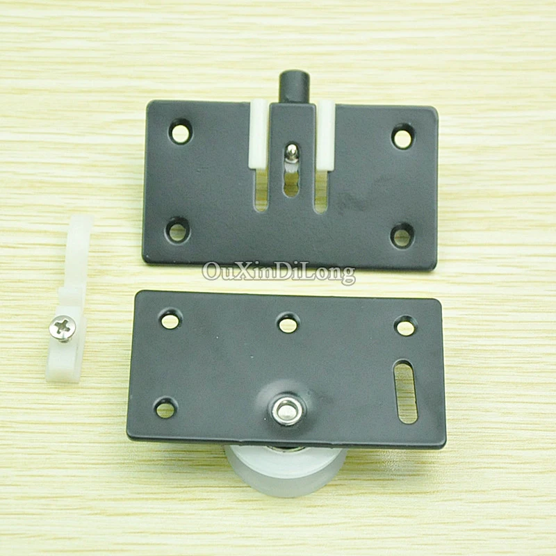 Hot 6PCS Wardrobe Sliding Door Pulleys/Wheels/Rollers Smoothly & Mute Cupboard Wardrobe Cabinet Door Wheels