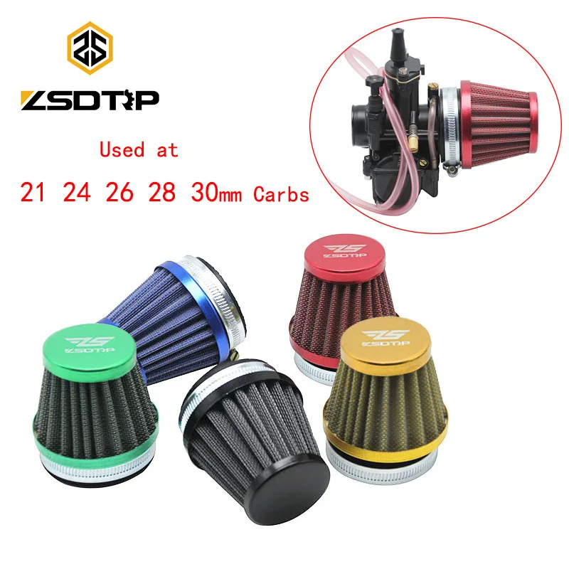 ZSDTRP 50mm Motorcycle Modified Carburetor Air Filter Cup for Keihin OKO KOSO PWK 2T/4T 21 24 26 28 30mm Carburador