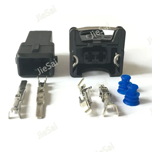 2 Pin EV1 282189-1 282762-1 samochodowe wodoodporne złącze samochodowe kobieta mężczyzna samochodowy wtrysk paliwa Spray Nozzle Connector