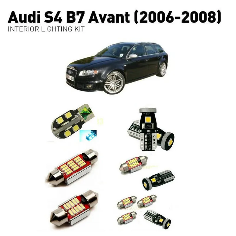 

Led interior lights For Audi s4 b7 avant 2006-2008 20pc Led Lights For Cars lighting kit automotive bulbs Canbus