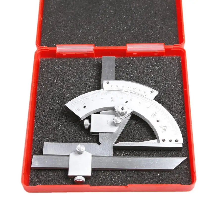 OZE19921102 0-320 Precision Angle Measuring Finder Universal Bevel Protractor Tool