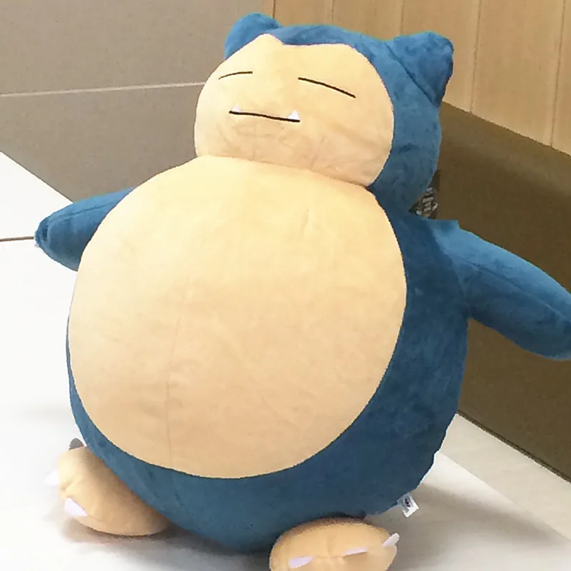 Pokemon Anime Games  series new 45CM Snorlax plush toy Swire armor  stuffed toys A birthday present for children.