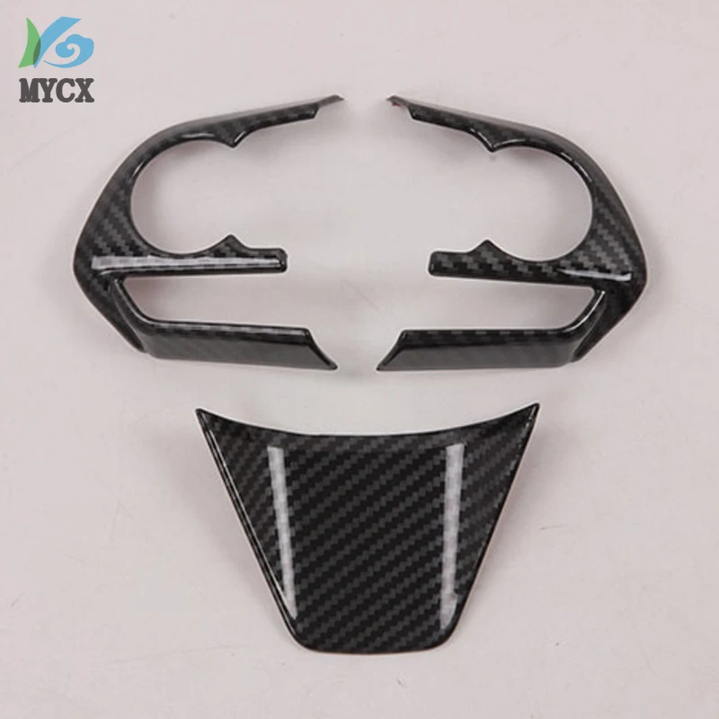 

For toyota rav4 rav 4 xa50 50 2019 2020 Steering wheel trim interior frame decoration car accessories plastic carbon fiber