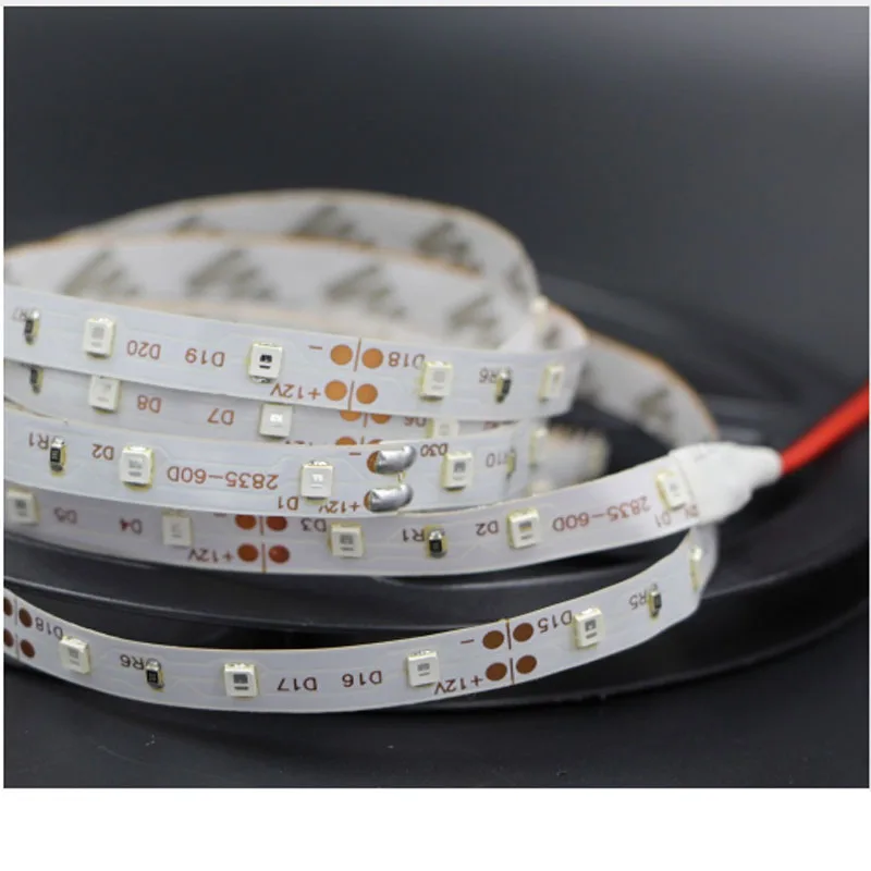 

LED strip light 5m 60LEDs/m RGB 300 LED SMD 2835 White Warm White Red Green Blue LED strip 12V Waterproof flexible Tape rope st