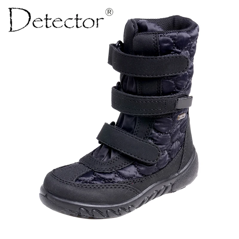 Detector Women Outdoor Snow Boots Waterproof Windproof Anti-Slip Boots Warm Thickening Thermal Shoes Ladies Winter Boots