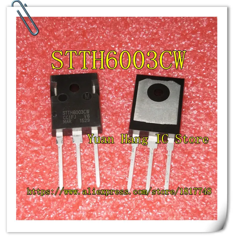 10 sztuk/partia STTH6003 STTH6003CW do-247 nowy