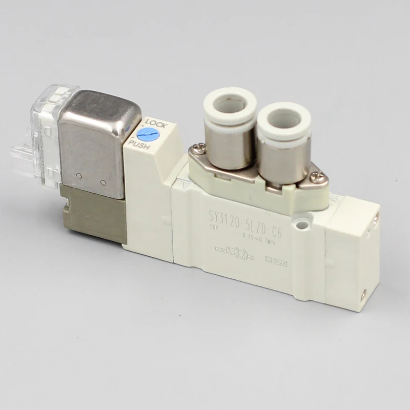 SY5120 Pneumatic Solenoid Valve SY5120-3LZE-01 SY5120-4LZE-01 SY5120-5LZE-01 SY5120-6LZE-01 SY5120-3MZD-01 SY5120-3MZD-01