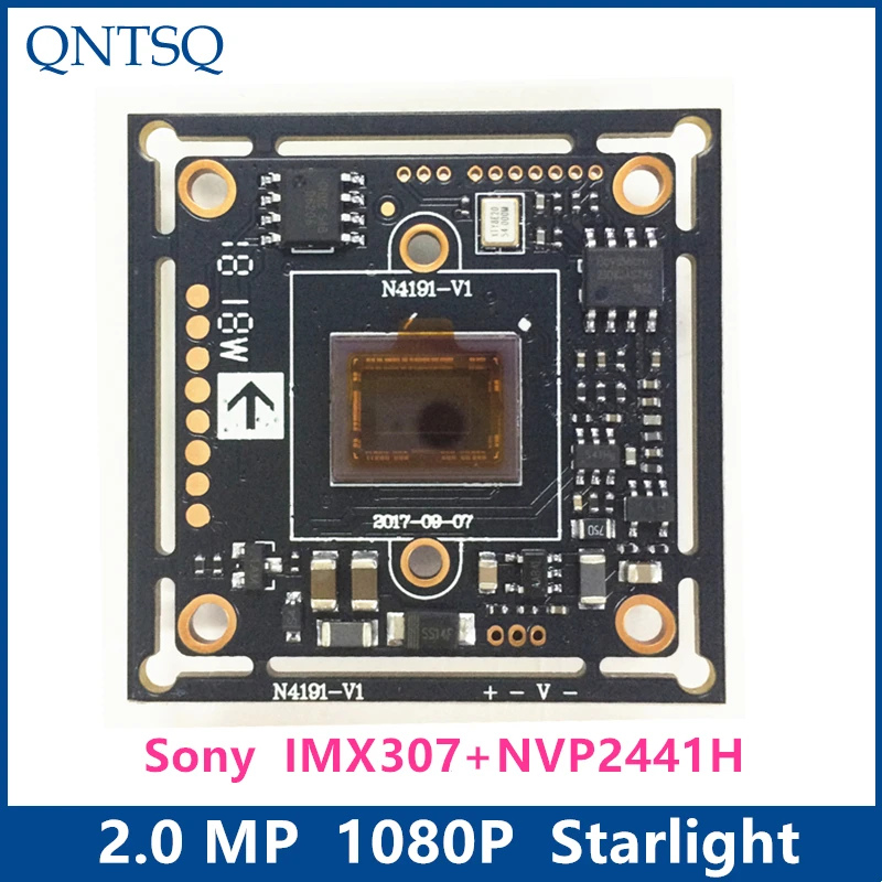 1080P 2MP 1/2.8 "IMX307 + NVP2441H CMOS, 4in1 Starlight o wysokiej rozdzielczości, AHD,CVI,TVI, analogowa kamera przemysłowa płyta modułu